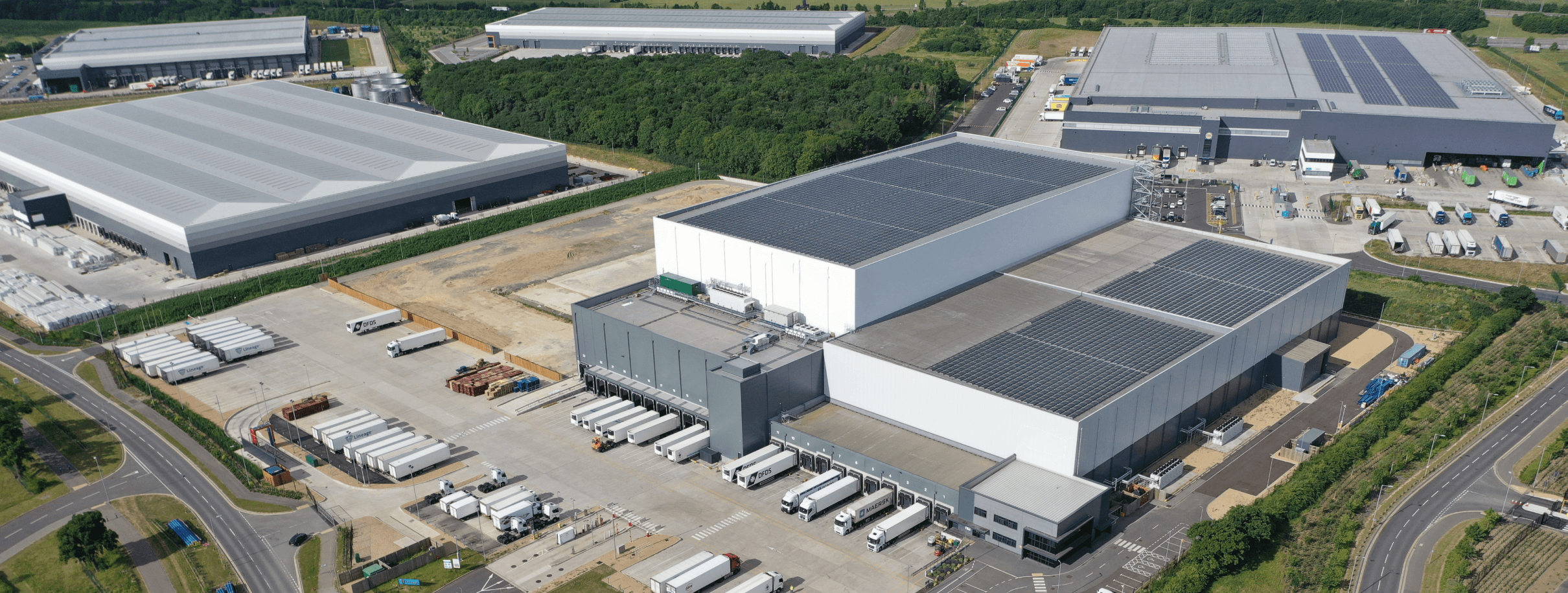 Airsun Express warehouse as seen from the sky